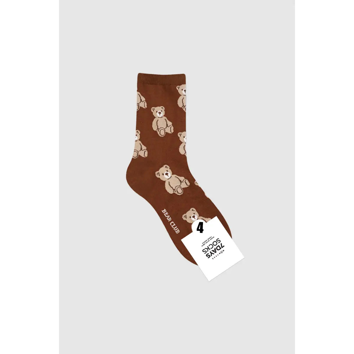 Women's Crew Teddy Bear Club Socks