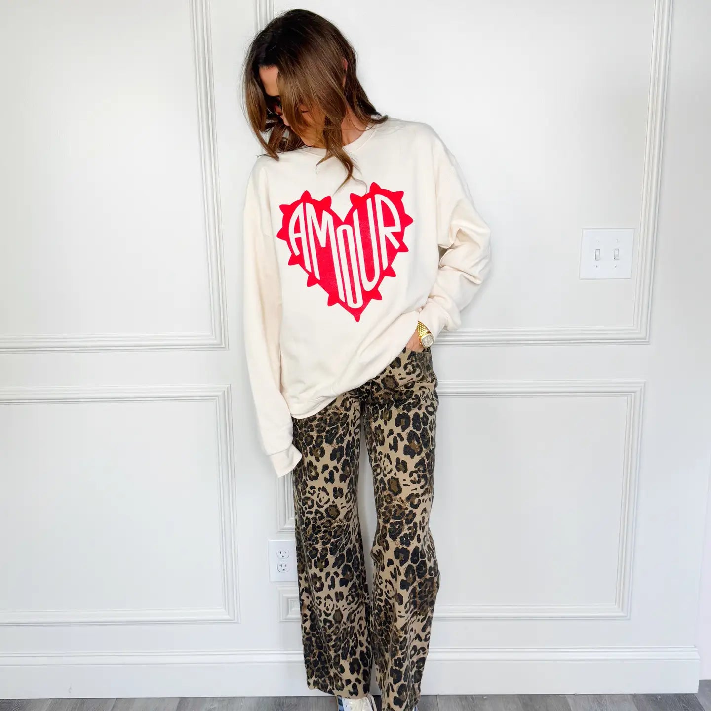 Amour Heart Sweatshirt