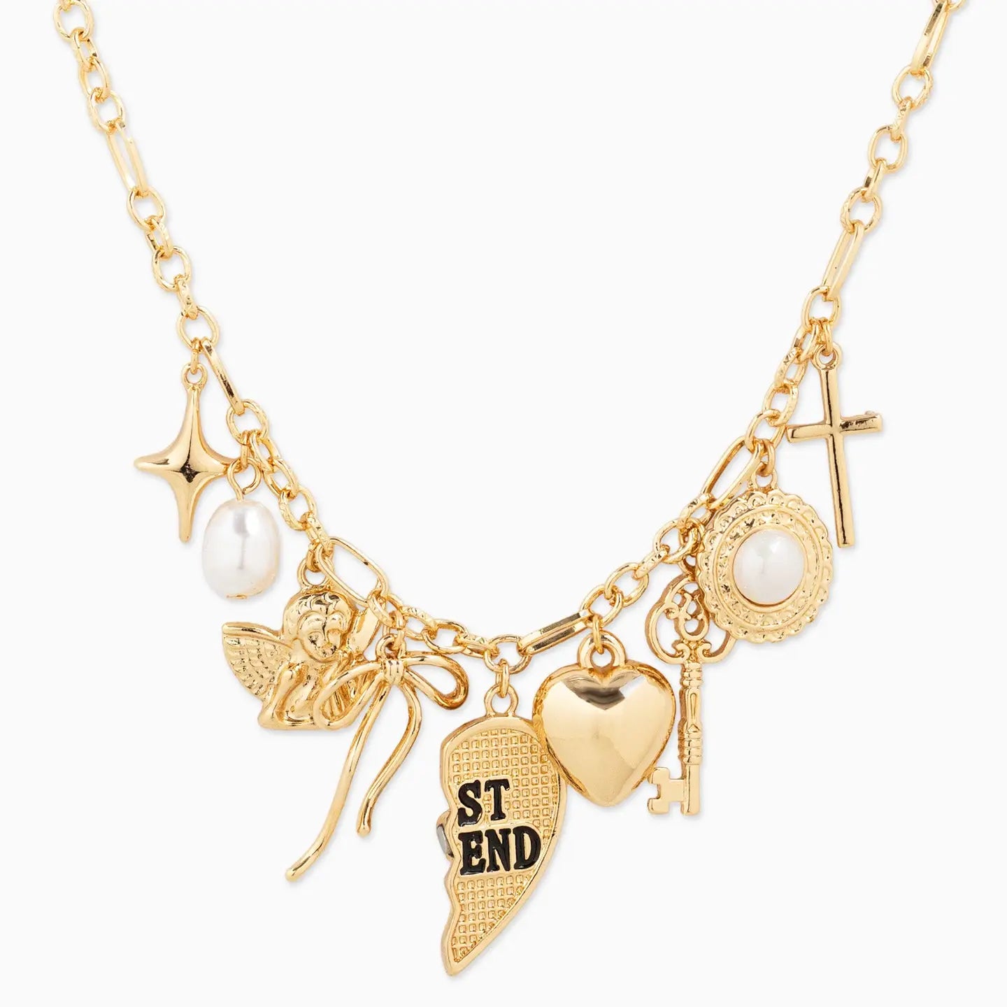 Matching Bff Charm Necklace Set