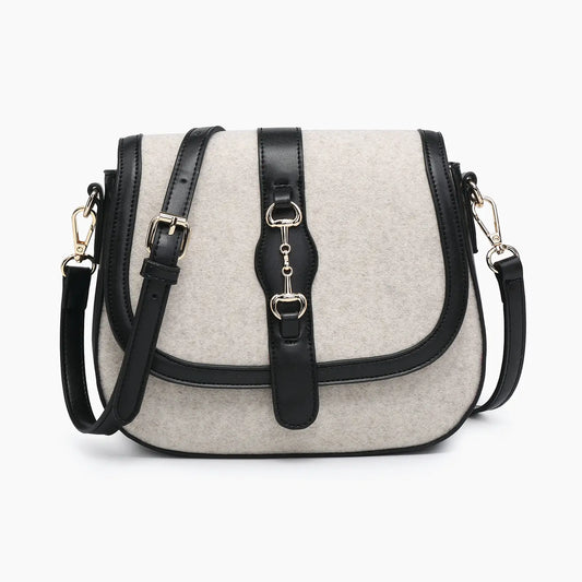 Vanna Woven Contrast Crossbody