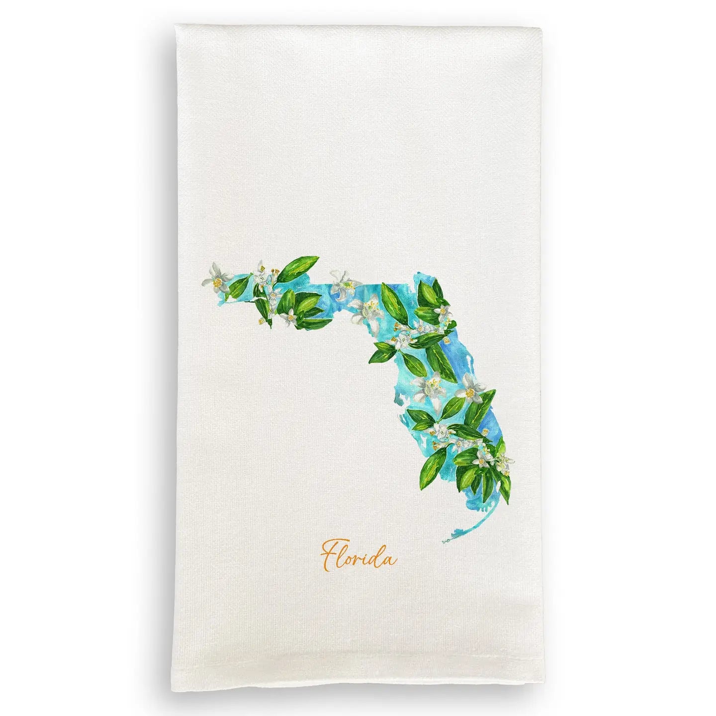 Floral Florida Tea Towel