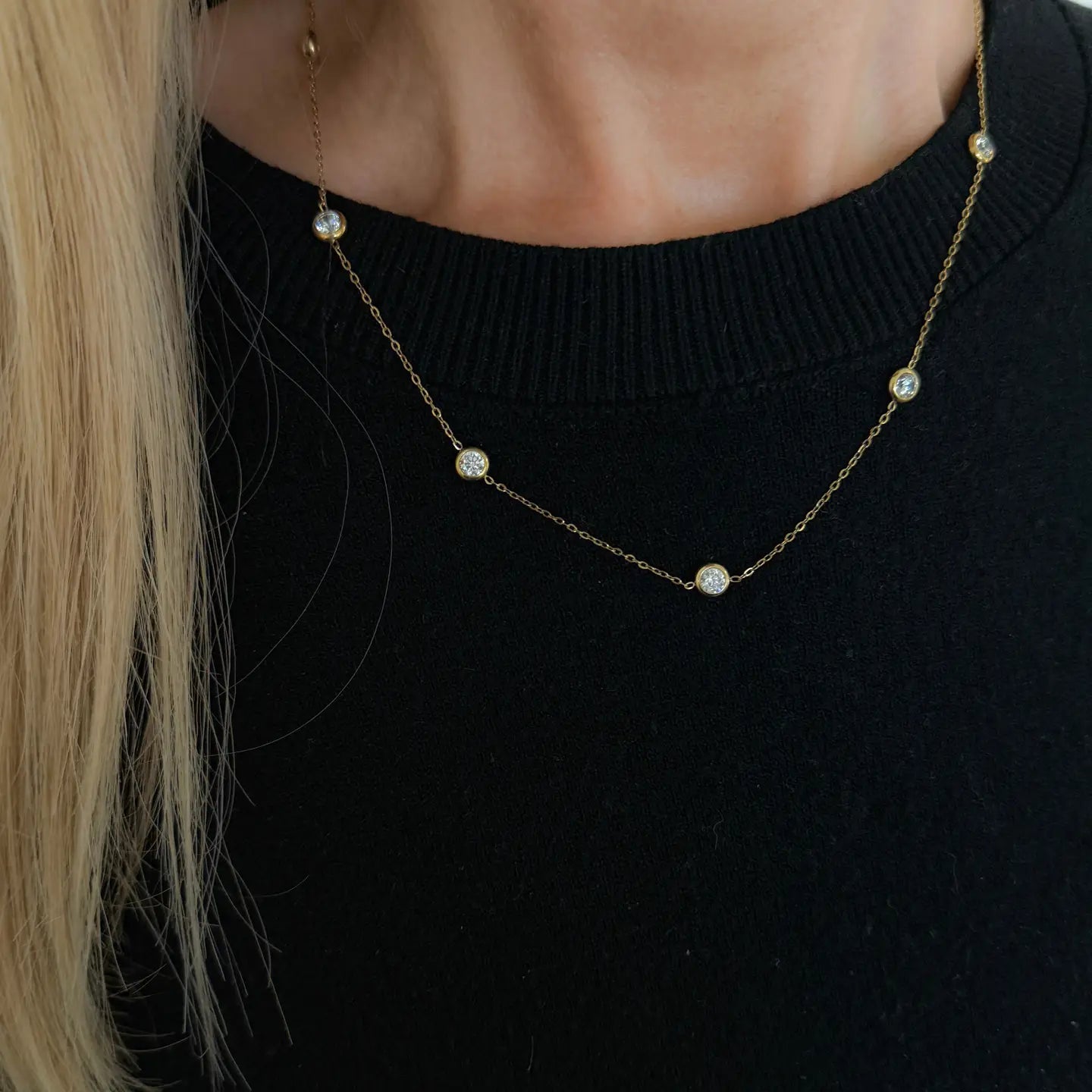 Dainty Diamond Necklace