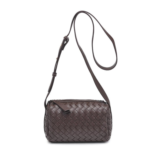 Charlotte Woven Crossbody - Espresso