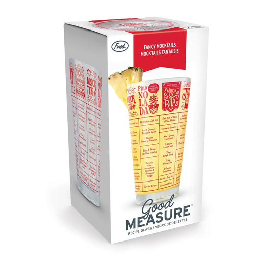 Good Measure Recipe Glass - Mocktails