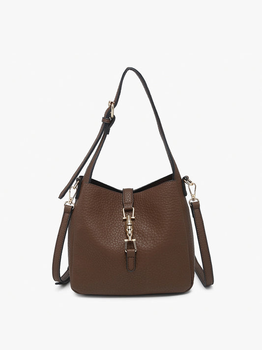 Agnes Classic Satchel w/ Press Lock & Inner Bag