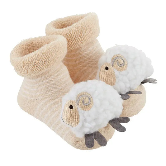 Rattle Socks - Lamb, 3-12 Months