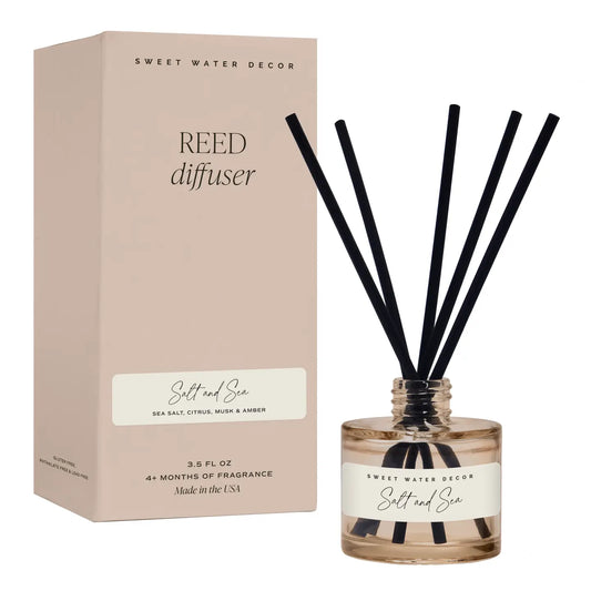 Salt and Sea Reed Diffuser - Home Decor & Gifts