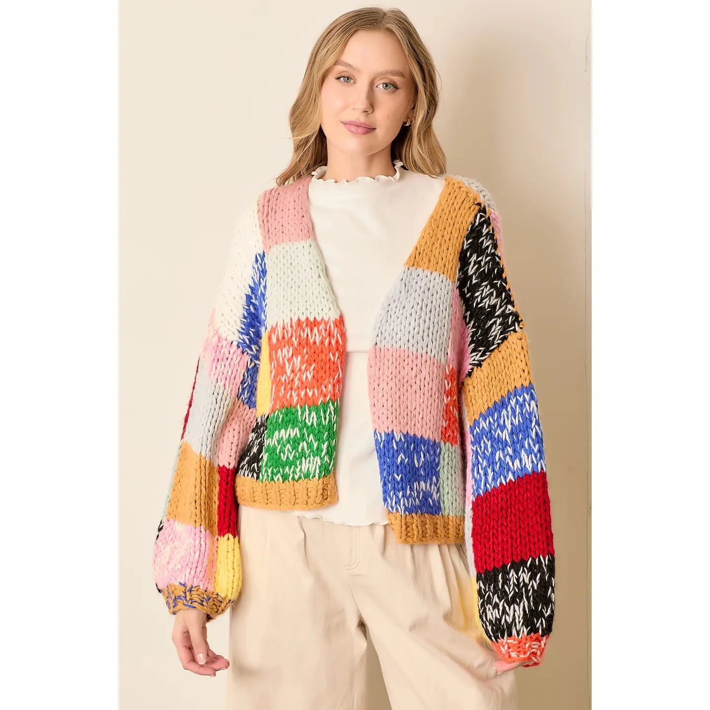 Colorblock Cardigan