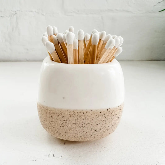 Ceramic Match Holders - with Matches