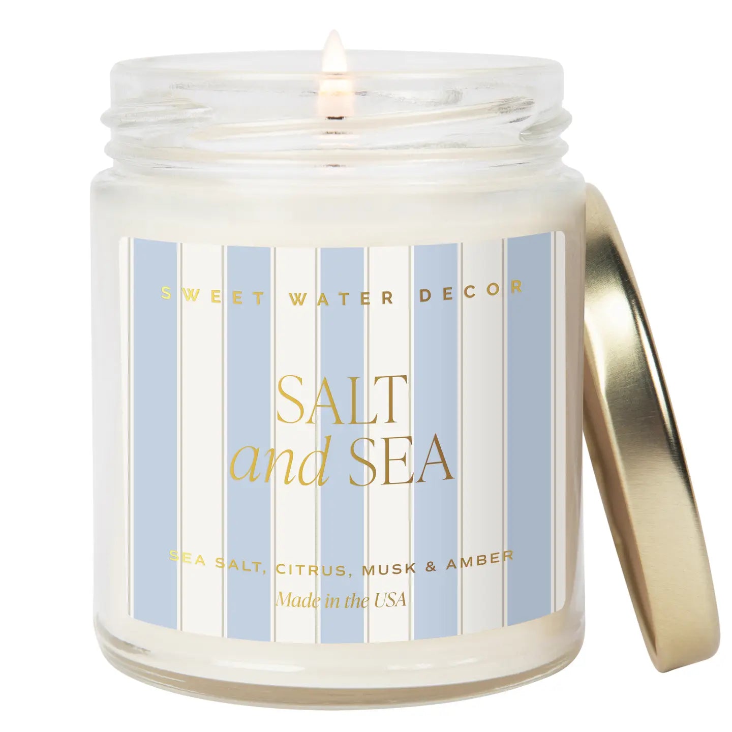 Salt and Sea 9 oz Soy Candle - Home Decor & Gifts