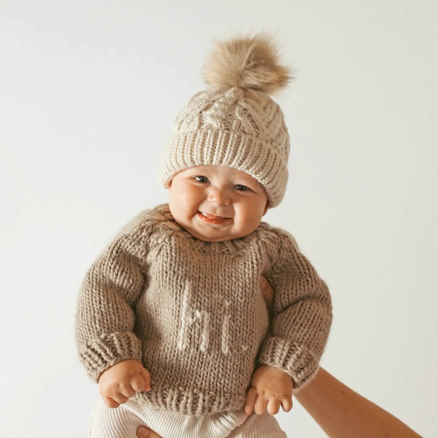 Hi. Pebble Crew Neck Sweater Baby & Toddler