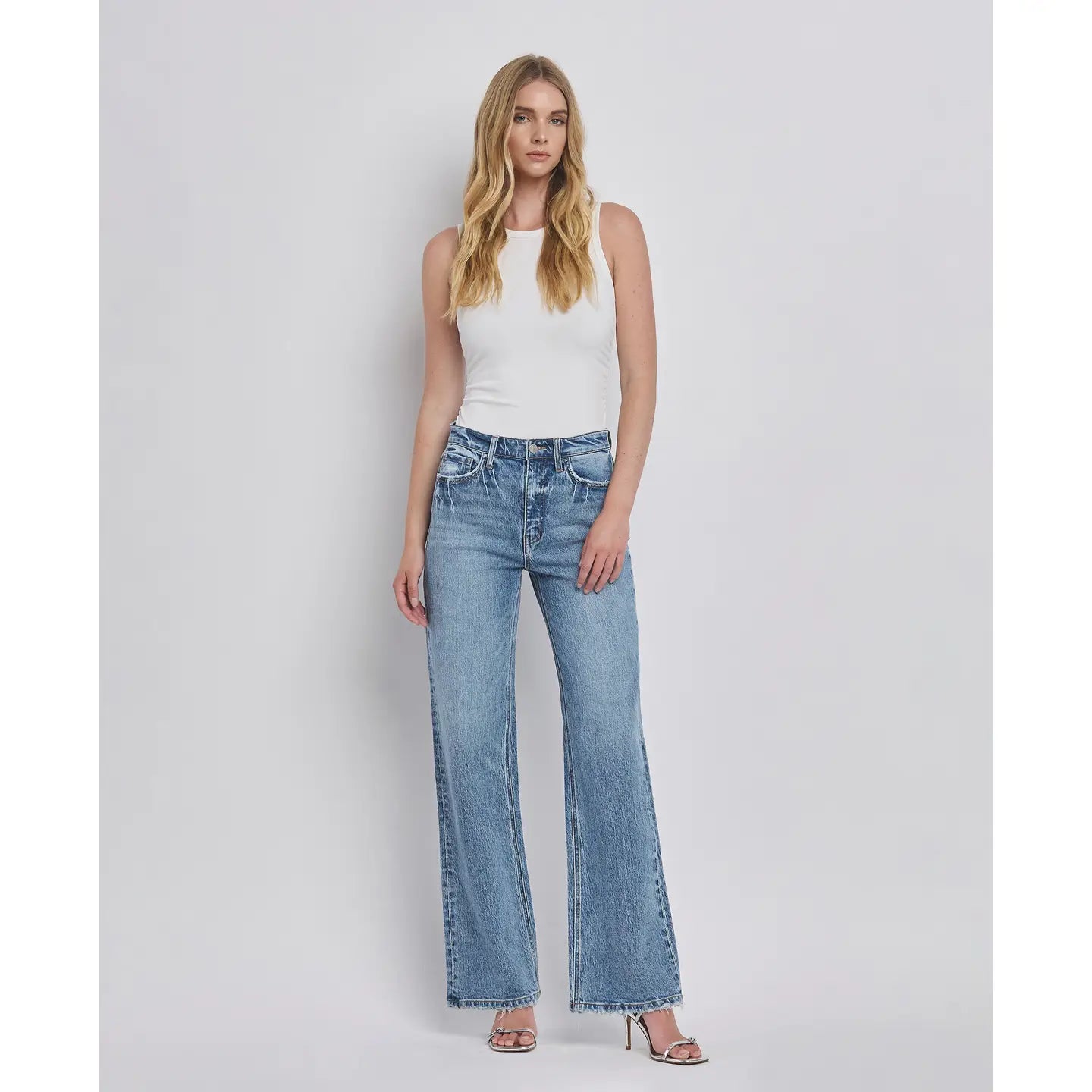 Super High Rise Wide Jeans