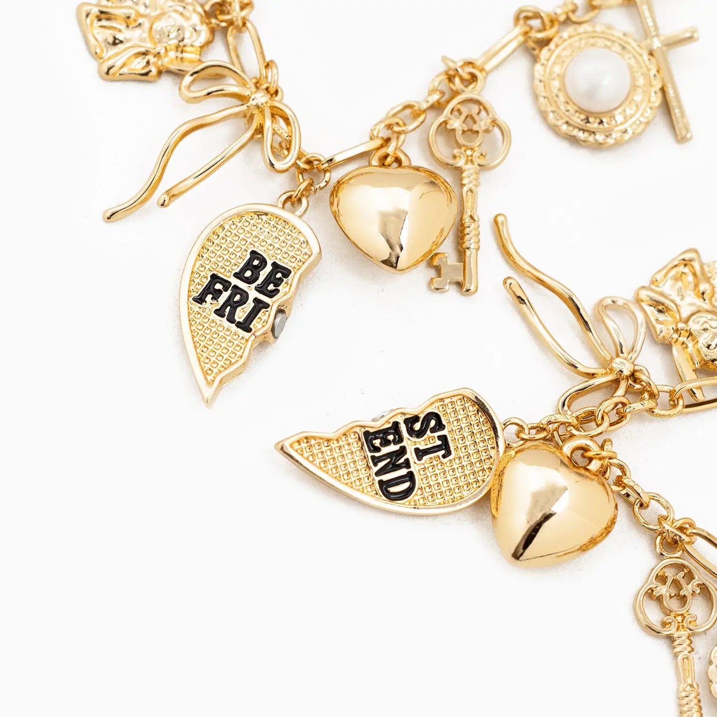 Matching Bff Charm Necklace Set