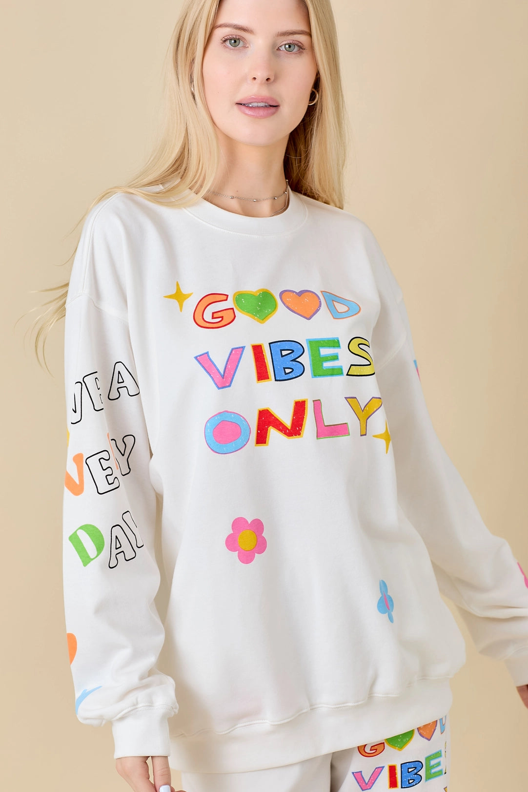 Good Vibes Only Graphic Crewneck