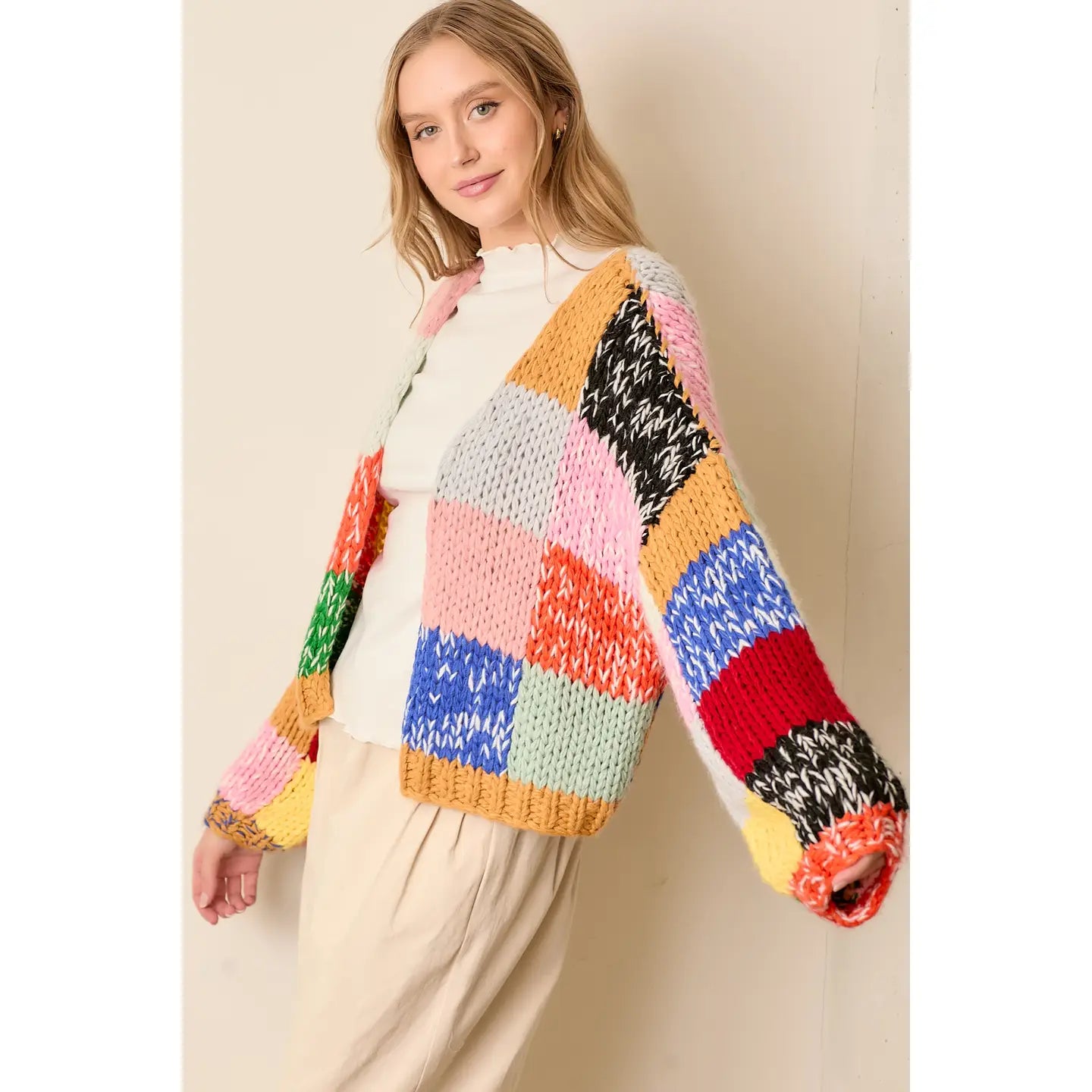 Colorblock Cardigan