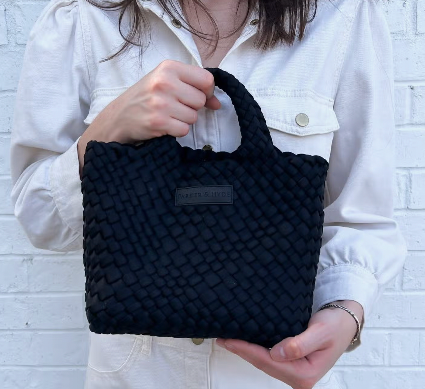 Mini Tote in Black - Parker and Hyde