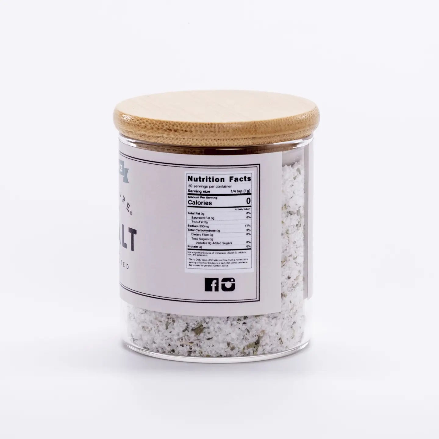 Herbs De Provence Herb-Infused Flavored Sea Salt Flakes