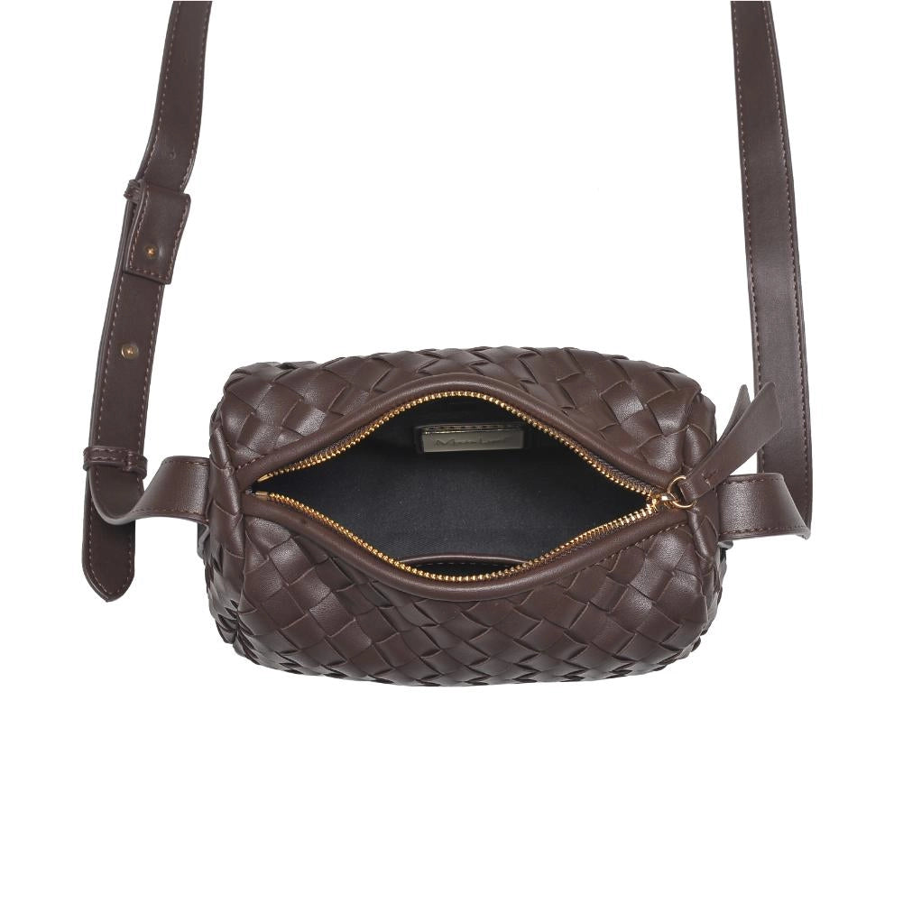 Charlotte Woven Crossbody - Espresso