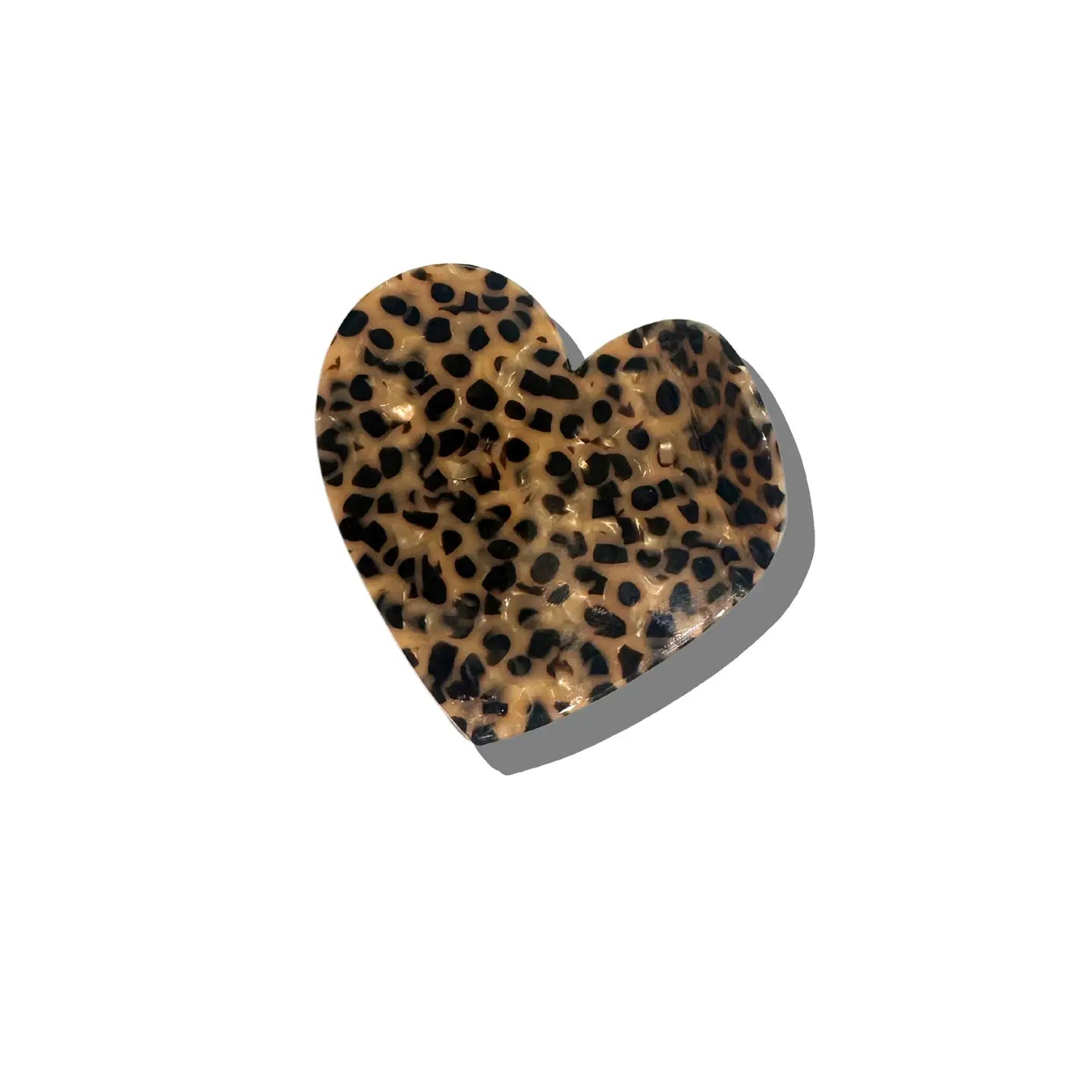 Heart Acetate Claw Hair Clip