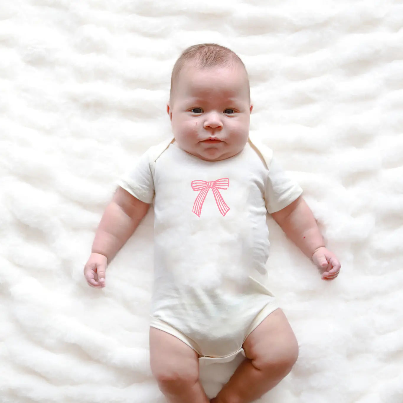 Bow Baby Onesie - Baby Clothing, Baby Girl Clothing