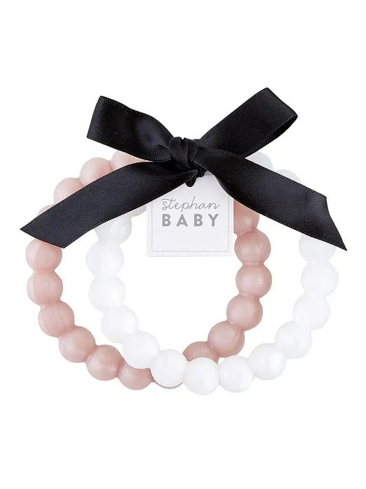 Silicone Teether - Pearl Bracelets - Set of 2