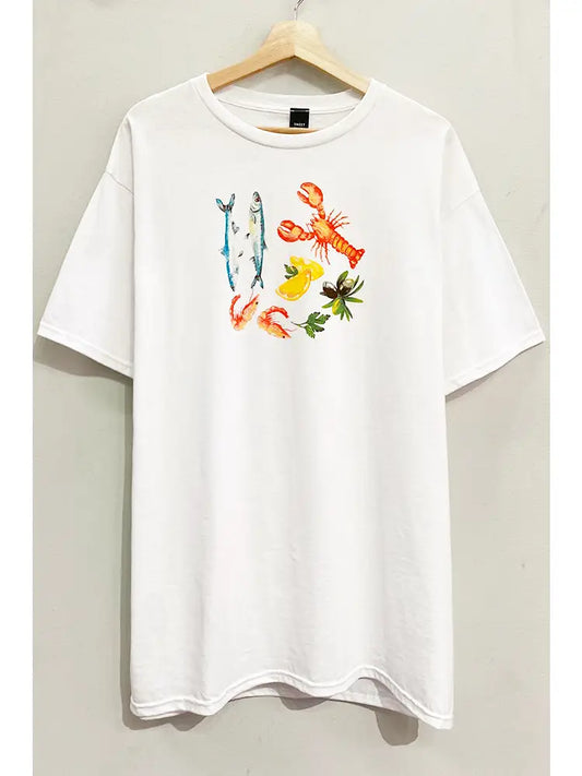 Seafood Friends Graphic Tee