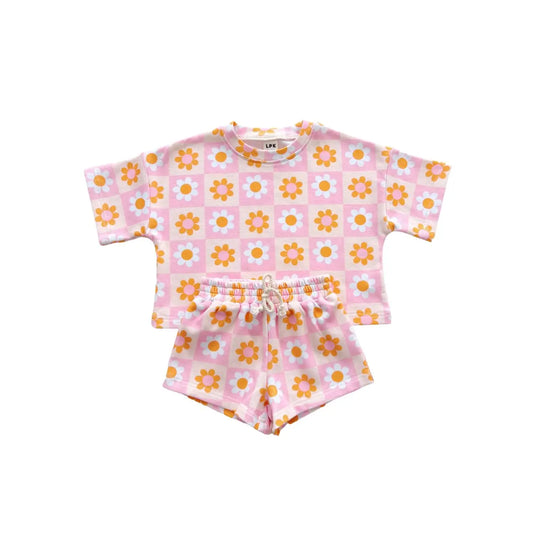 Shorts Set | Retro Daisy