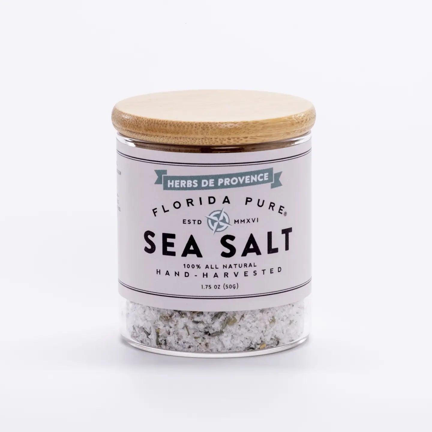 Herbs De Provence Herb-Infused Flavored Sea Salt Flakes