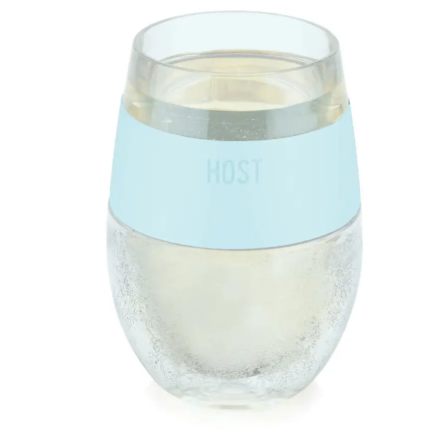 Wine Freeze™ Insulated Cooling Cup - Translucent Ice Blue