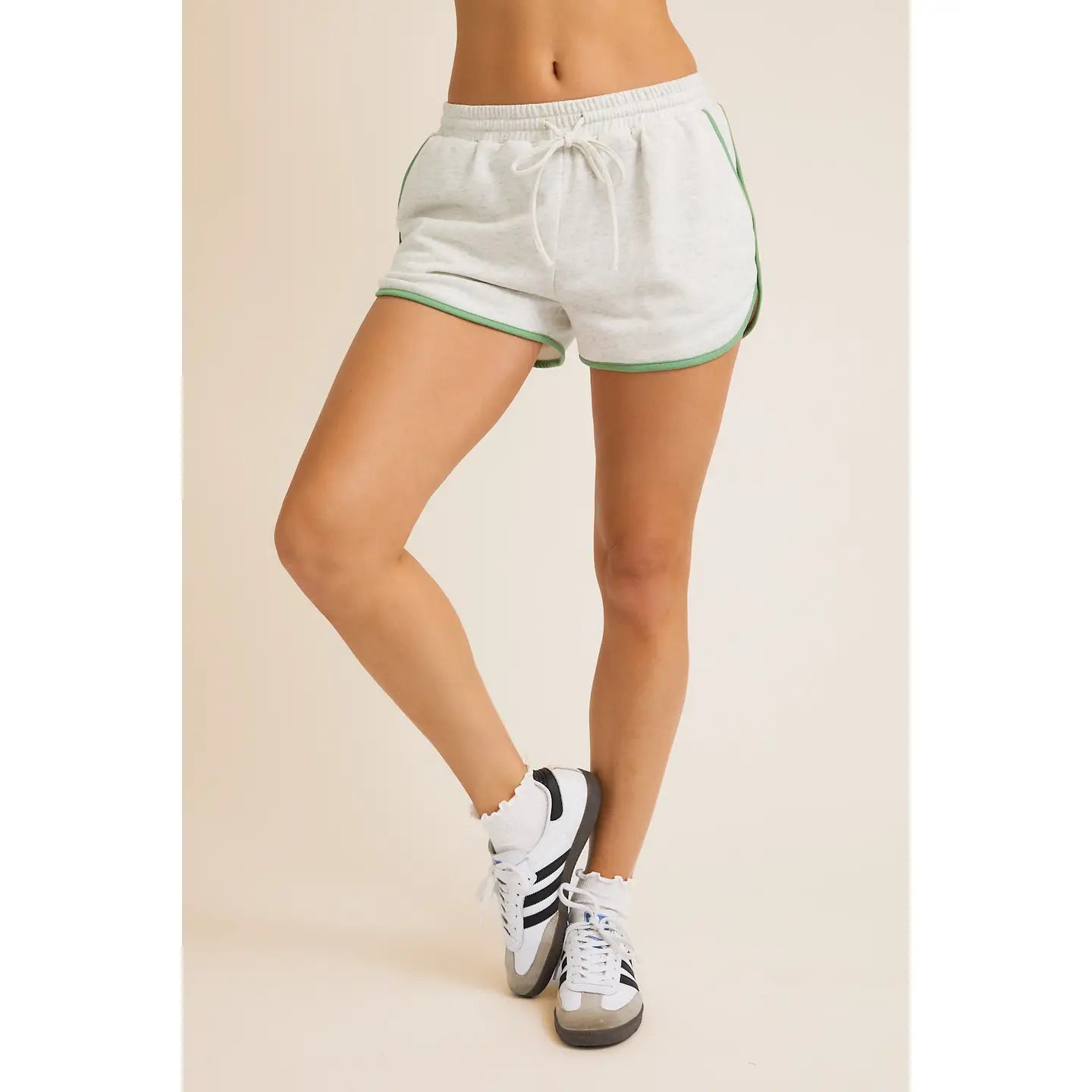 Waist Strap Contrast Shorts